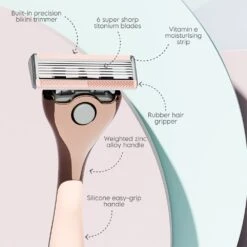 6 Blade Razor Refill Pack Of 8 -Babyliss Care Shop 6 blade razor refill pack of 8 p30946 82698 image