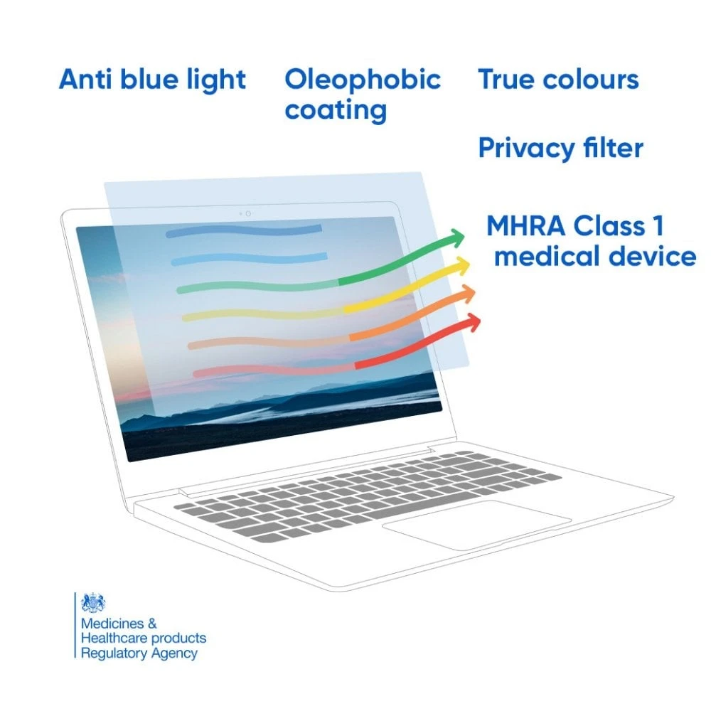 Anti Blue Light Filter For Laptop & Monitor 15.6 Inch 6 Anti Blue Light Filter For Laptop & Monitor 15.6 Inch - Image 4