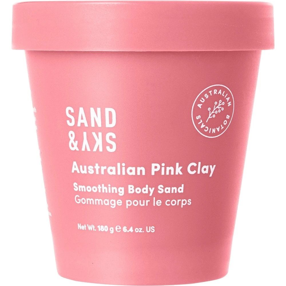 Australian Pink Clay Smoothing Body Sand 180g 3 Australian Pink Clay Smoothing Body Sand 180g