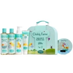 Baby Bath & Bedtime 4-Piece Suitcase Gift Set