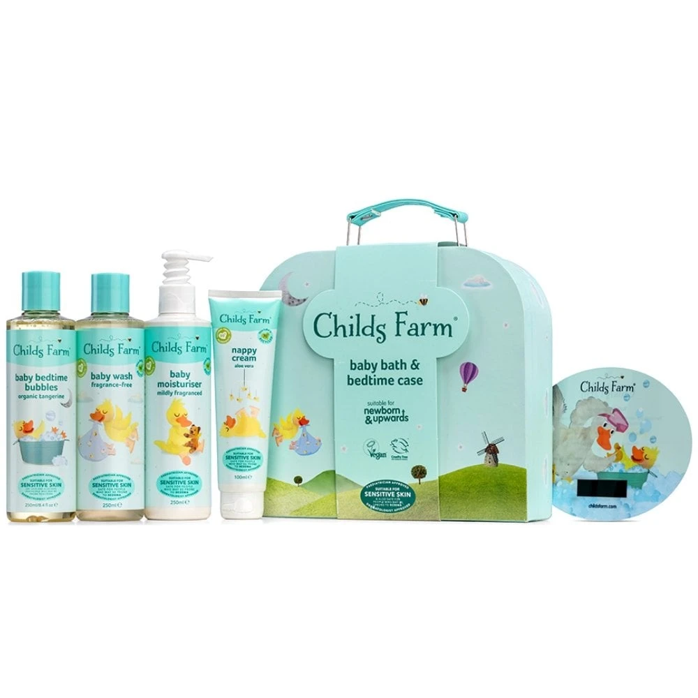 Baby Bath & Bedtime 4-Piece Suitcase Gift Set 3 Baby Bath & Bedtime 4-Piece Suitcase Gift Set