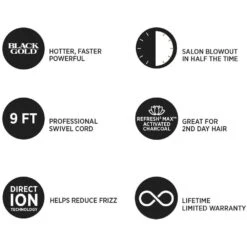 Black Gold Volumiser Limited Edition -Babyliss Care Shop black gold volumiser limited edition p15459 28078 image