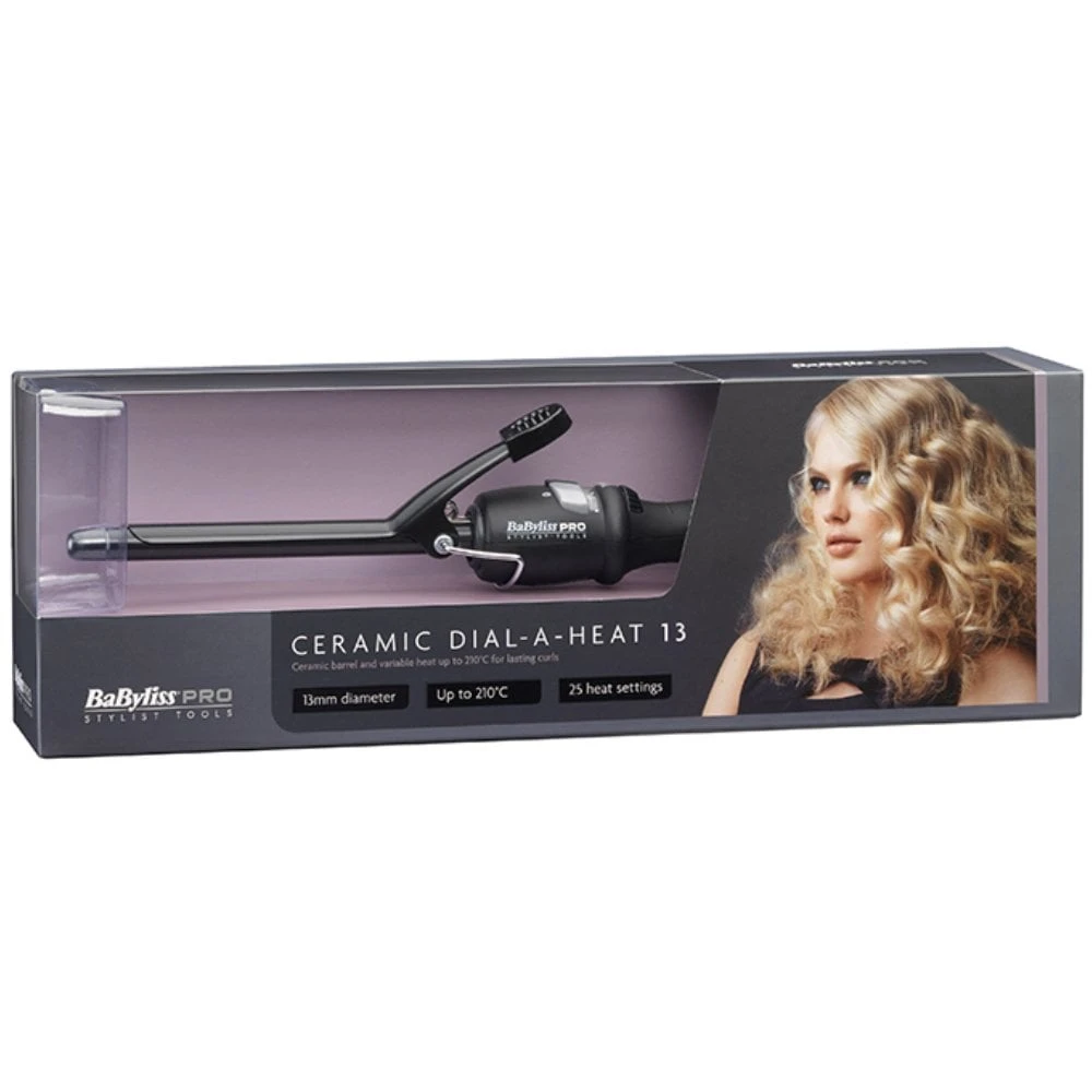 Babyliss Pro Ceramic Dial A Heat Curling Tong 13mm Black 4 Babyliss Pro Ceramic Dial A Heat Curling Tong 13mm Black - Image 2