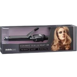 Babyliss Pro Ceramic Dial A Heat Curling Tong 24mm Black -Babyliss Care Shop ceramic dial a heat curling tong 24mm black p6421 28417 image