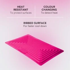 Wahl Colour Change Silicone Heat Mat Pink -Babyliss Care Shop colour change silicone heat mat pink p20091 84304 image
