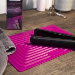Wahl Colour Change Silicone Heat Mat Pink -Babyliss Care Shop colour change silicone heat mat pink p20091 84309 image