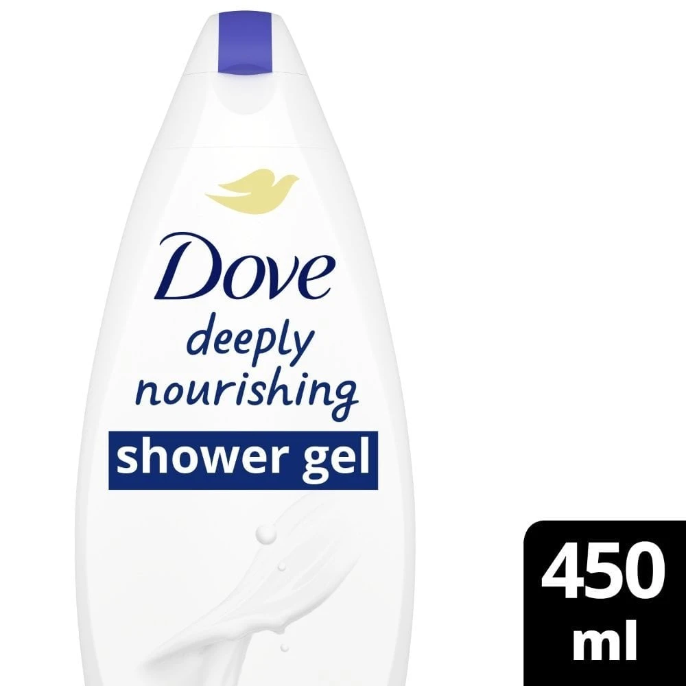DOVE Deeply Nourishing Body Wash For Dry Skin Bundle 6 X 450ml 4 DOVE Deeply Nourishing Body Wash For Dry Skin Bundle 6 X 450ml - Image 2