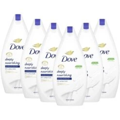 DOVE Deeply Nourishing Body Wash For Dry Skin Bundle 6 X 450ml