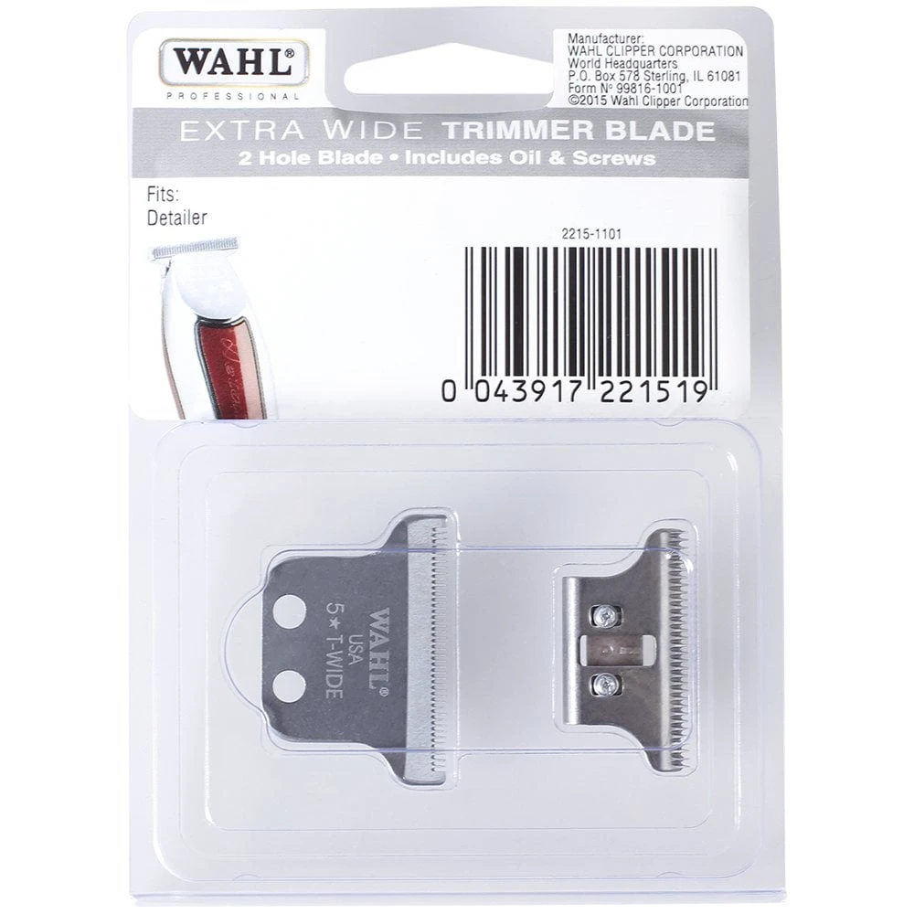 Wahl Detailer Trimmer Replacement Extra Wide T-Blade 4 Wahl Detailer Trimmer Replacement Extra Wide T-Blade - Image 2