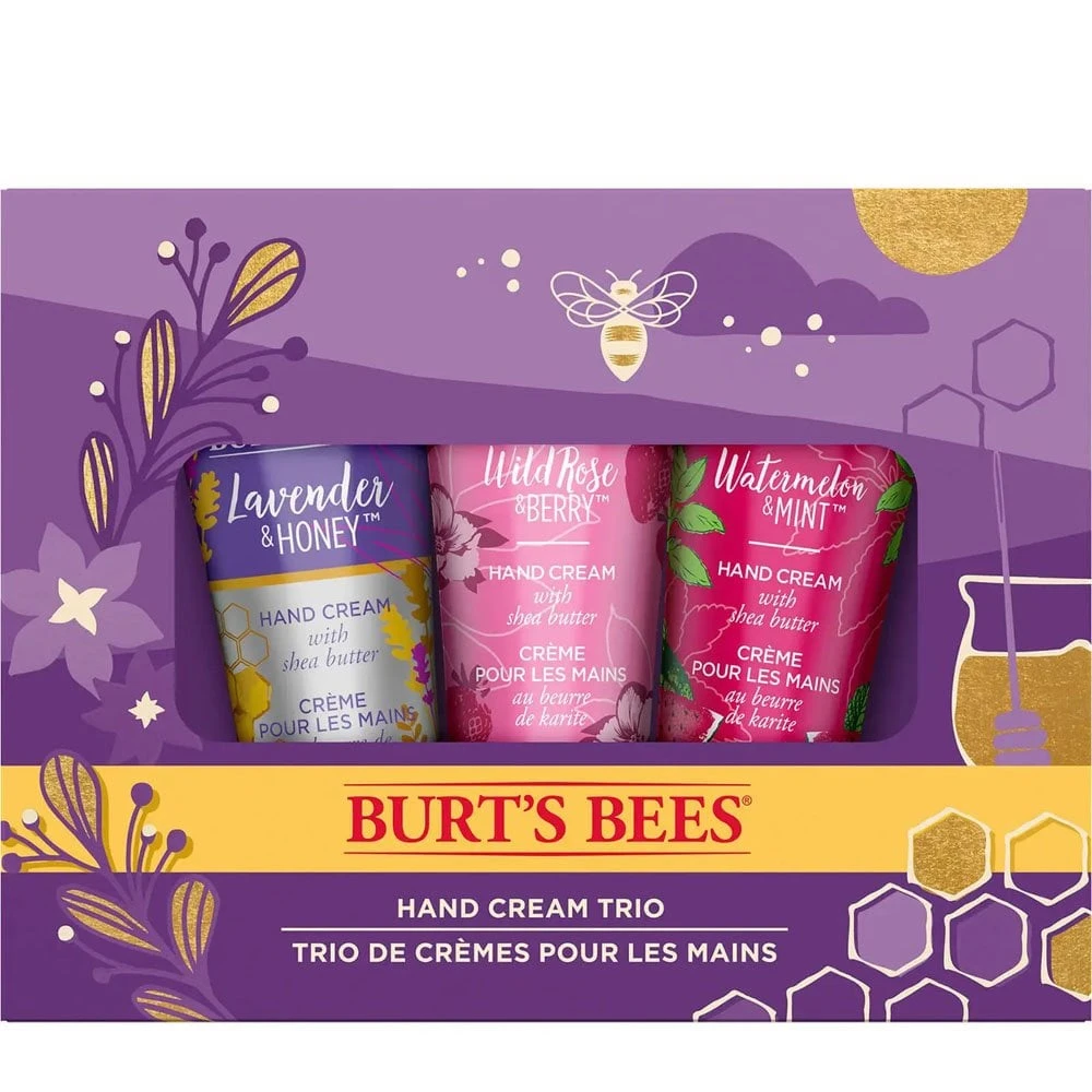 Burt's Bees Hand Cream Trio Gift Set 3 Burt's Bees Hand Cream Trio Gift Set