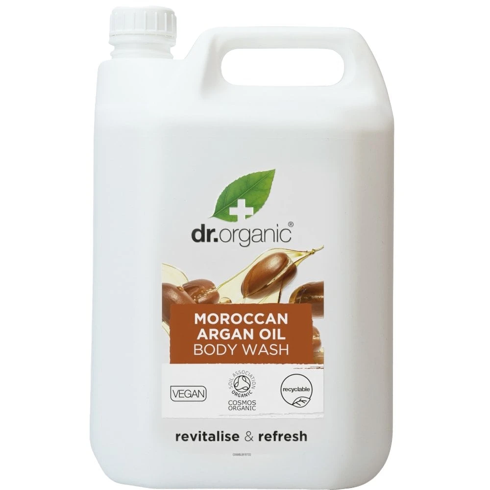 Dr Organic Morrocan Argan Oil Body Wash For Normal To Dry Skin 5000ml 3 Dr Organic Morrocan Argan Oil Body Wash For Normal To Dry Skin 5000ml