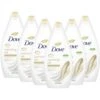 DOVE Nourishing Silk Body Wash For Dry Skin Bundle 6 X 450ml