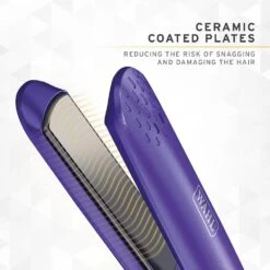 Wahl Pro Glide Hair Straightener Purple Shimmer -Babyliss Care Shop pro glide hair straightener purple shimmer p28821 73354 image
