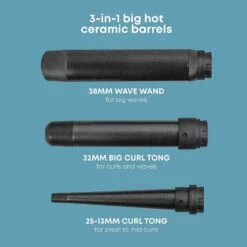 Progloss MultiForm 3 In 1 Curl & Wave Wand -Babyliss Care Shop progloss multiform 3 in 1 curl wave wand p19488 40387 image