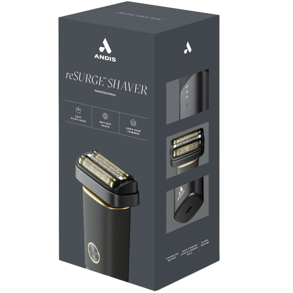 Andis ReSURGE Li Titanium Foil Wet & Dry Shaver 7 Andis ReSURGE Li Titanium Foil Wet & Dry Shaver - Image 5