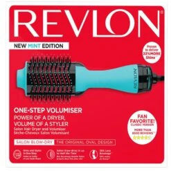 Salon One-Step Hair Dryer & Volumiser Mint -Babyliss Care Shop salon one step hair dryer volumiser mint p26596 64945 image