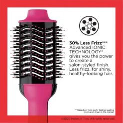 Salon One-Step Hair Dryer & Volumiser Pink 14 Salon One-Step Hair Dryer & Volumiser Pink -Babyliss Care Shop salon one step hair dryer volumiser pink p25951 61308 image