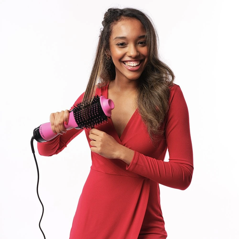 Salon One-Step Hair Dryer & Volumiser Pink 9 Salon One-Step Hair Dryer & Volumiser Pink - Image 7