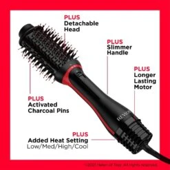 Salon One-Step Hair Volumiser Plus Black -Babyliss Care Shop salon one step hair volumiser plus black p27006 74696 image