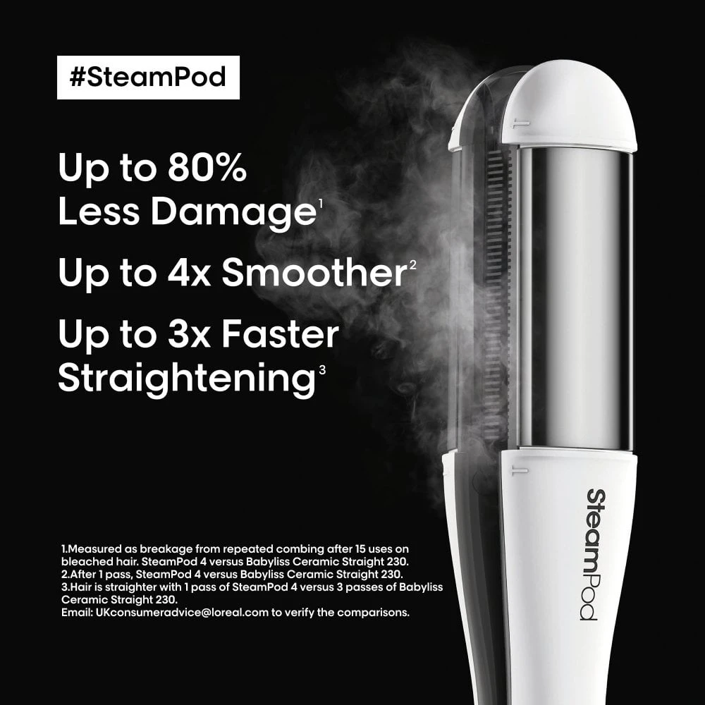 Steampod 4.0 Steam Hair Straightener & Styling Tool For All Hair Types 4 Steampod 4.0 Steam Hair Straightener & Styling Tool For All Hair Types - Image 2